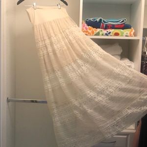 Long flows dress w tube top